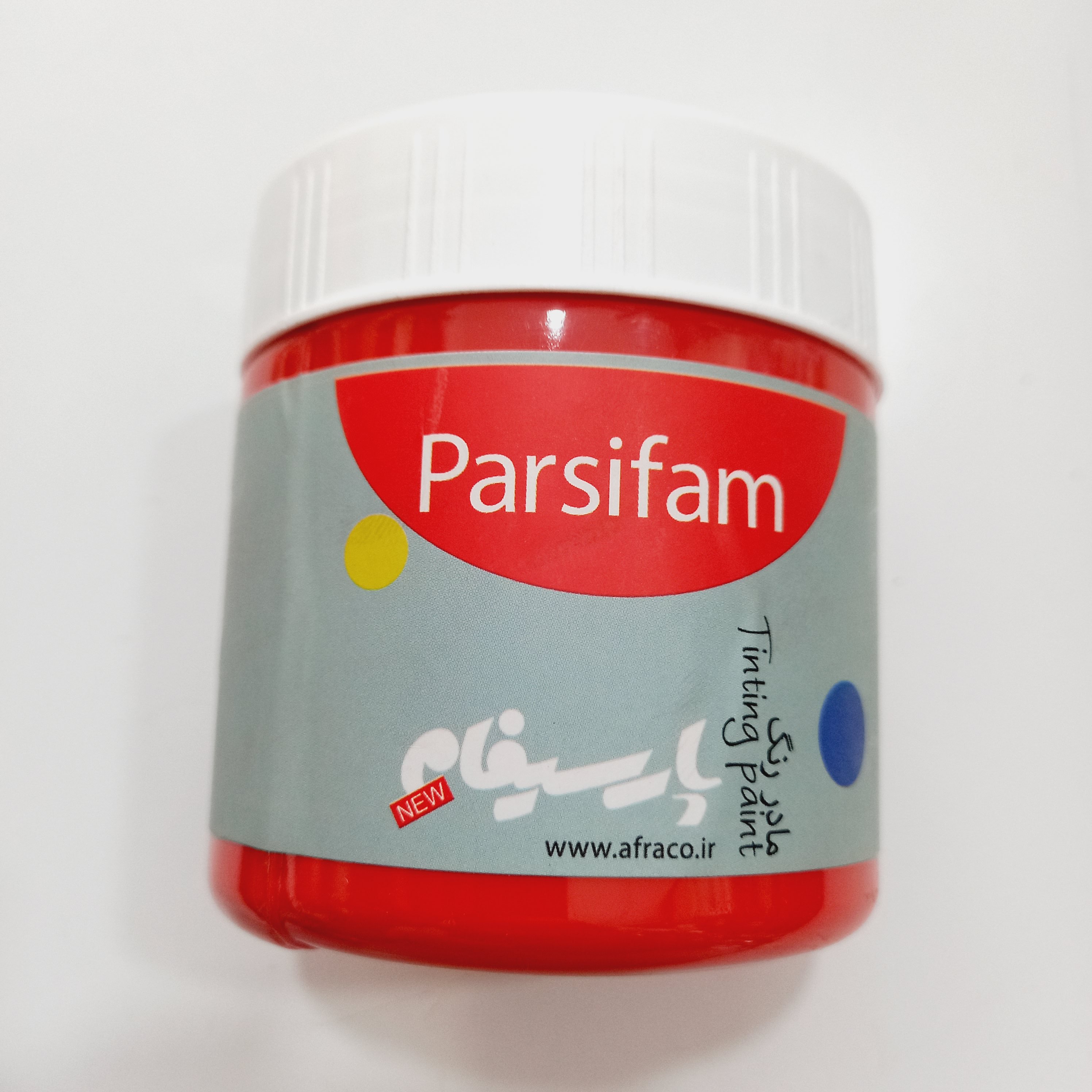 مادر رنگ آکریلیک پلاستیک پارسیفام نیمی قرمز ( 36 عددی )